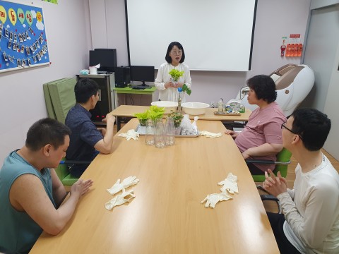 마인드업(원예상담치료)5회기 진행